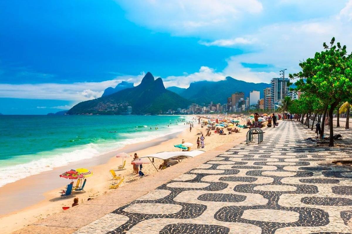 Apartamento Moderno em Prédio à Beira-mar na Praia de Ipanema Río de Janeiro Exterior foto